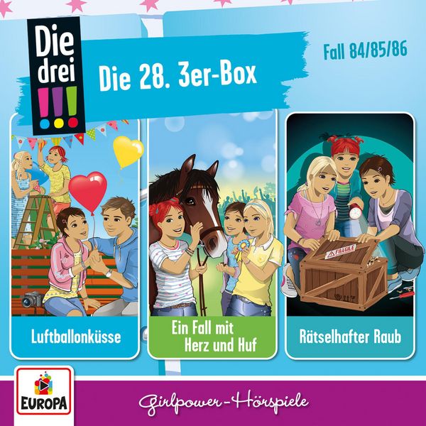 Die drei !!! - Die 28. 3er Box - Fall 84/85/86