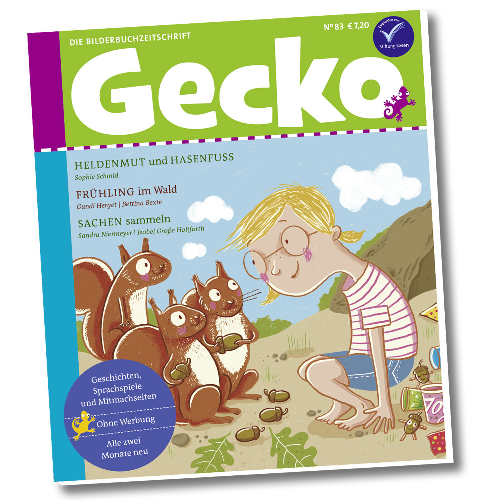 Gecko Kinderzeitschrift - Geschichtenmagazin für Kinder ab 4 Jahren