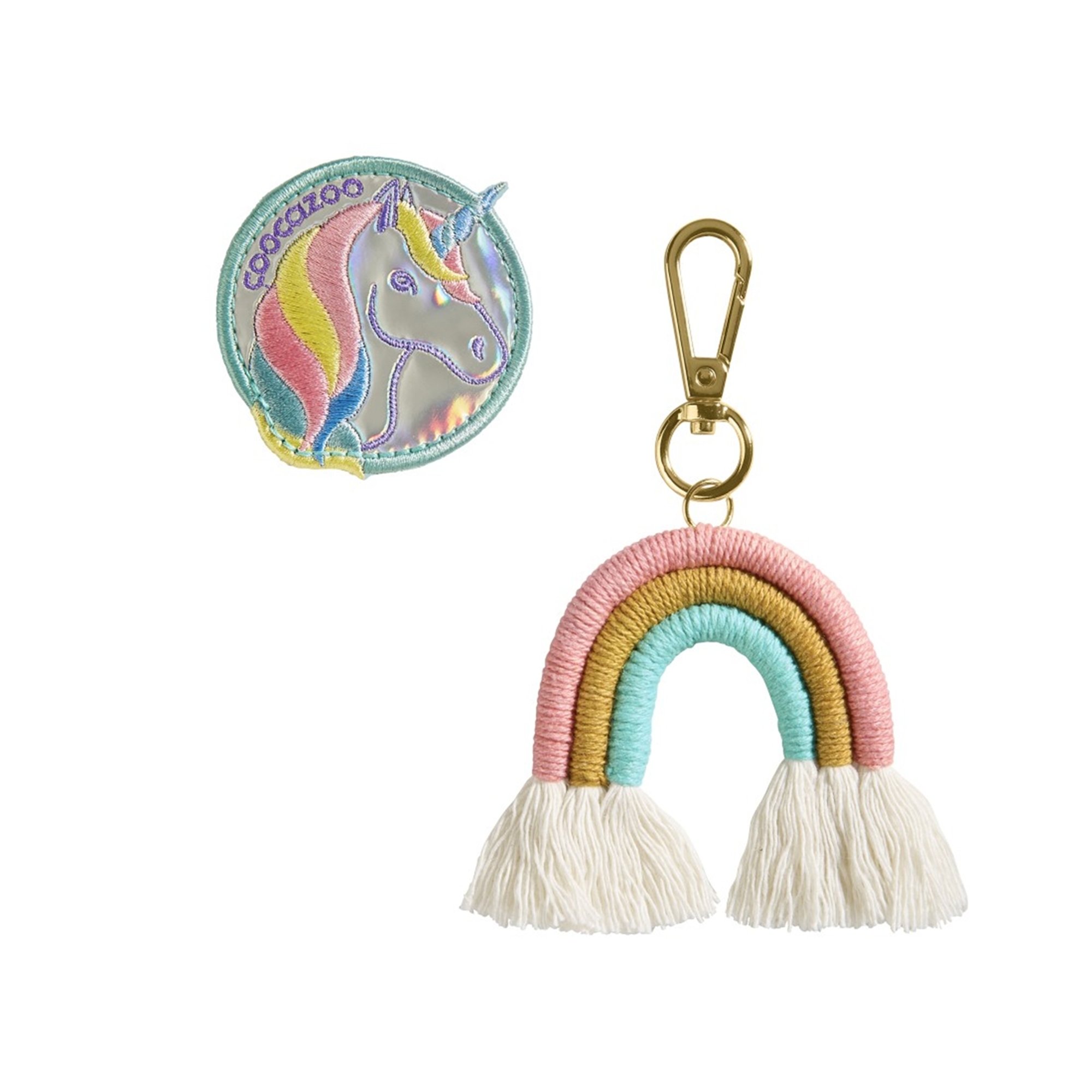 COOCAZOO® COLOUR UP-Set: Anhänger & Patch - Unicorn