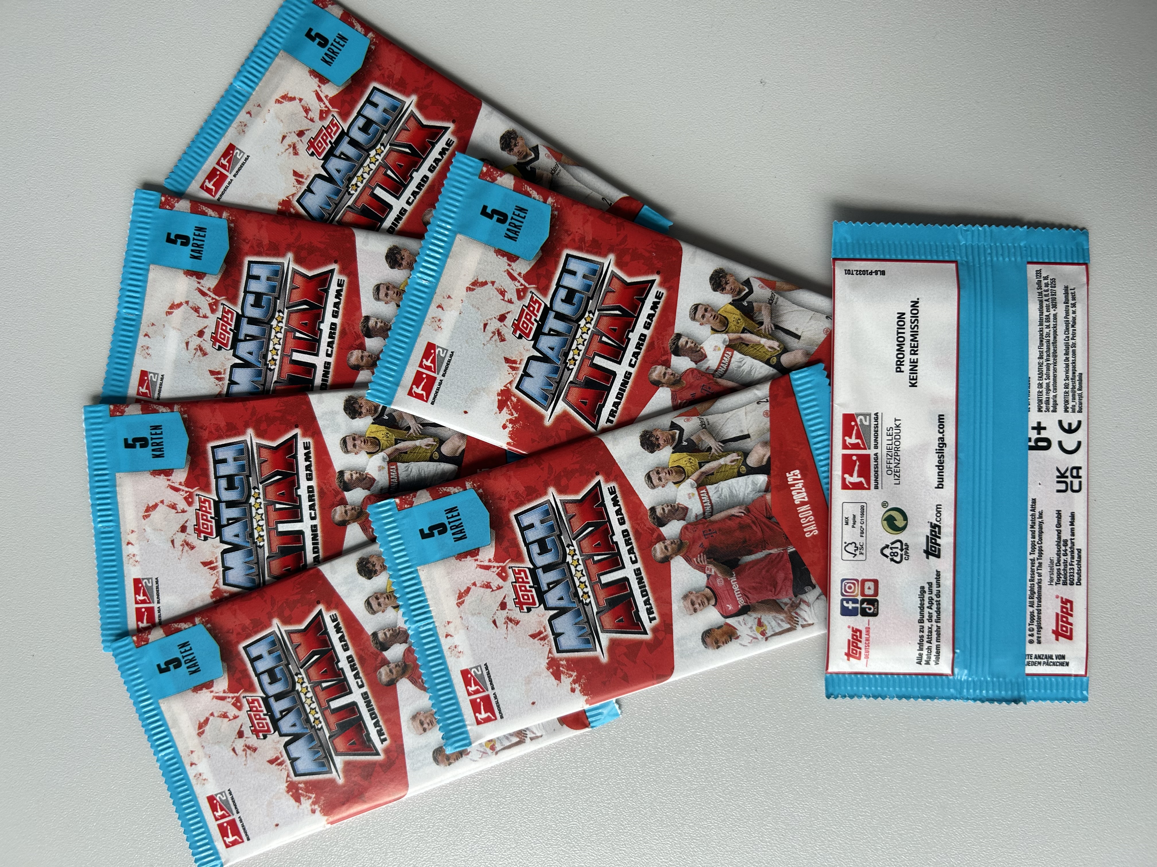 Topps Sammelkarten Match Attax Bundesliega 2024/2025 - 2 Pakete