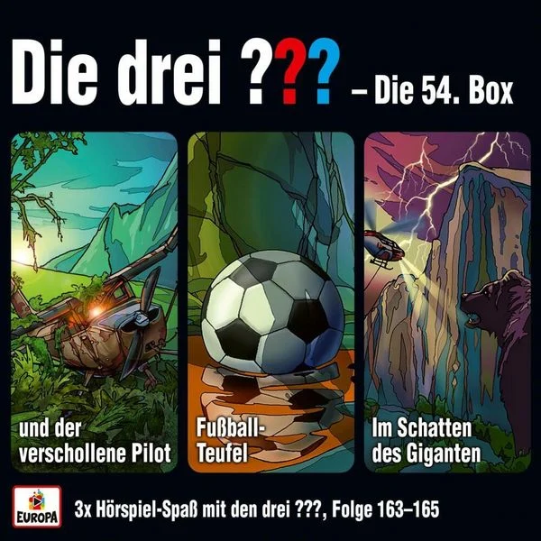 Die drei ??? – 54. Box (Folgen 163 - 165) (CD Longplay)