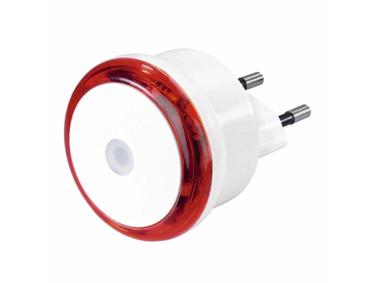 Hama LED-Nachtlicht "Basic" mit Stecker, Dämmerungssensor, energiesparend, Rot