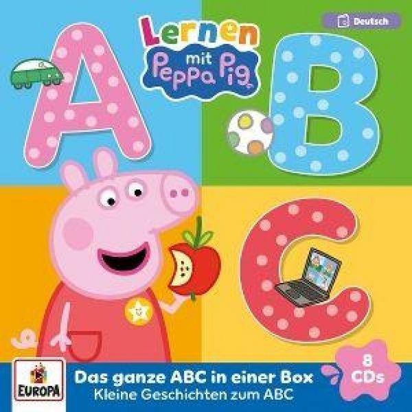 Lernen mit Peppa Pig - 8 CDs