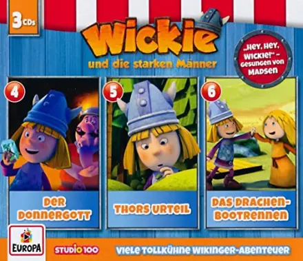 Wickie und die starken Männer - Folge 4,5 & 6 - 3 CD´s