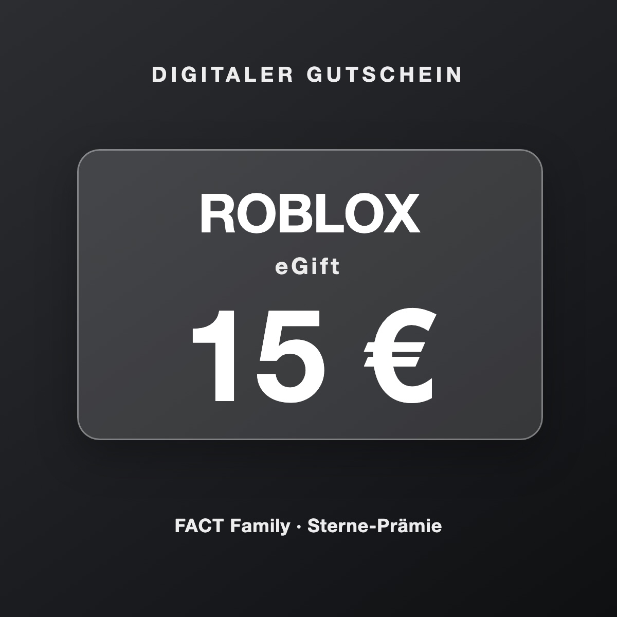Roblox eGift 15 €